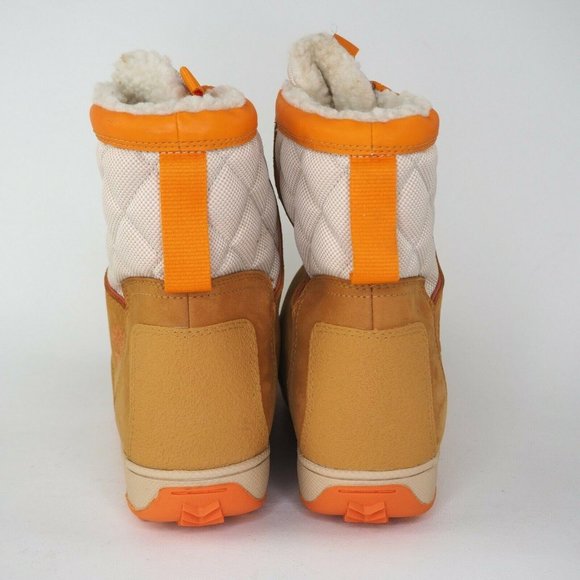 Timberland Snow Stomper XTRM Boys Boots Winter Wheat Leather Hiking - Picture 4 of 12